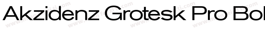 Akzidenz Grotesk Pro Bold Extended字体转换